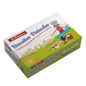 barritas rellenas de pistacho